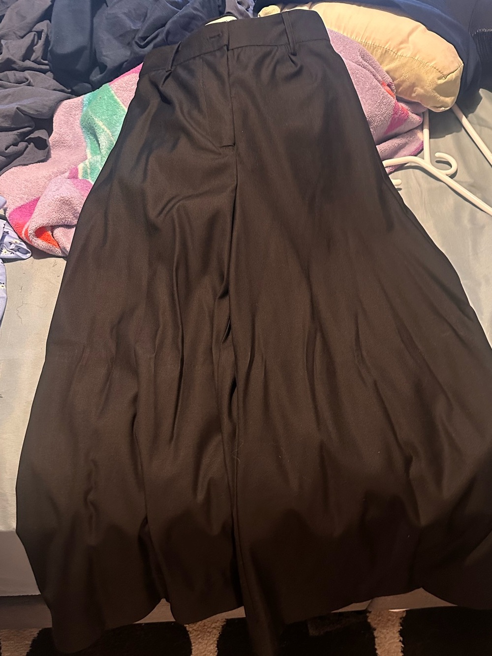 NWOT The Maria Trousers - Black Wide Leg Palazzo Pants - Picture 4 of 7